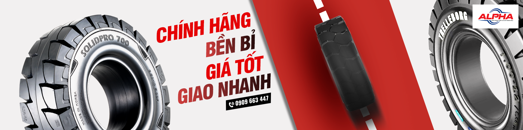vỏ xe nâng alpha